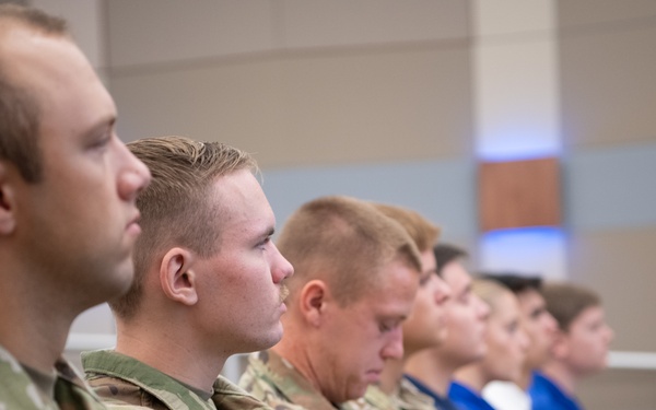 18th Air Force Commander delivers advice, mentorship to ROTC cadets