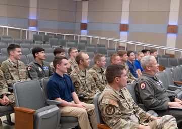 18th Air Force Commander delivers advice, mentorship to ROTC cadets