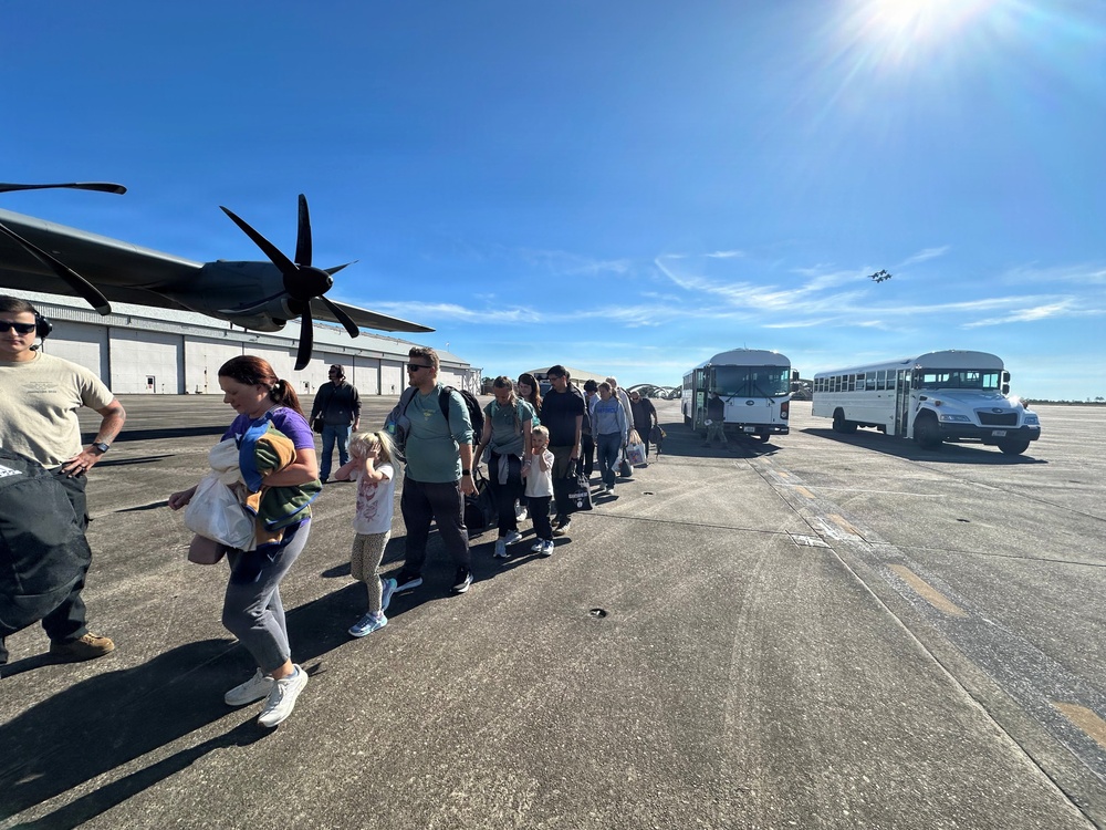 Naval Station Guantanamo Bay Non-Mission Essential Personnel Returning from NAS Pensacola