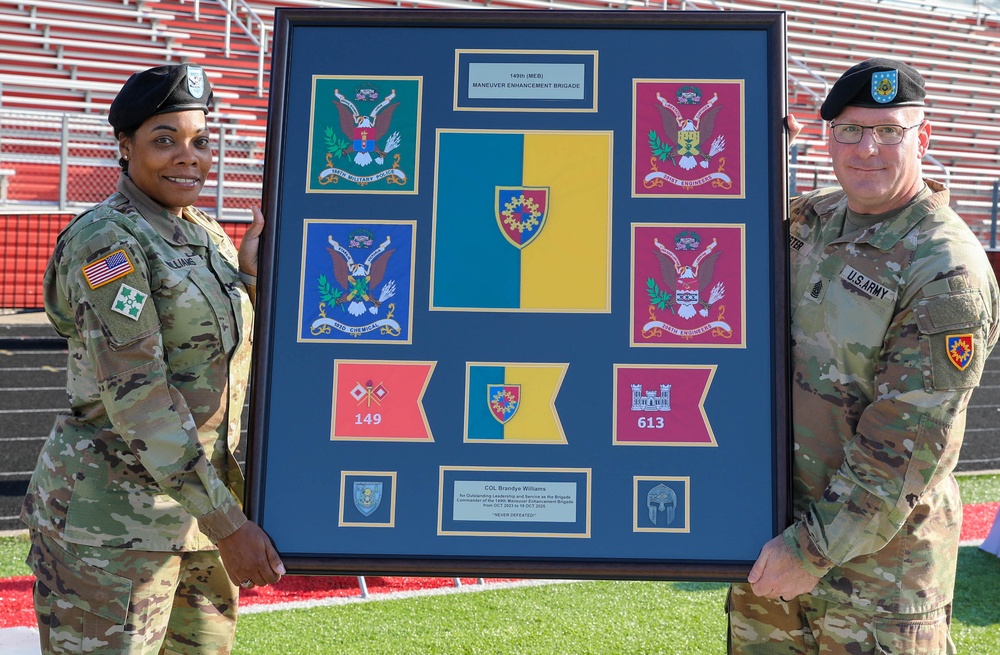 Never Defeated: 149th MEB Holds Ceremony for Incoming Commander