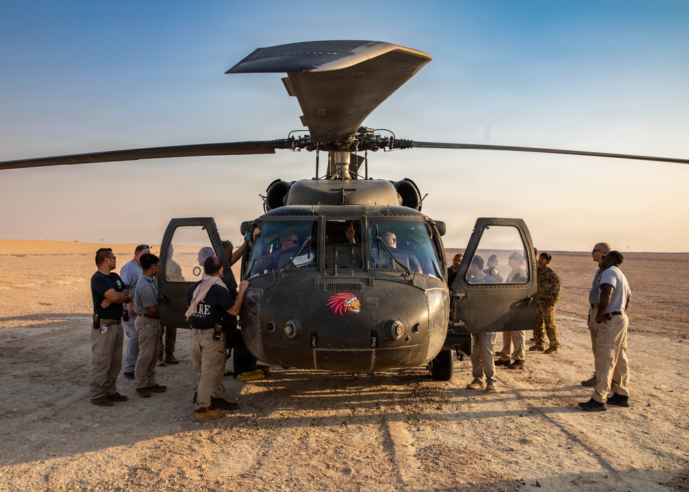 Task Force Shikra Enhances Emergency Preparedness in UH-60 Crash Simulation