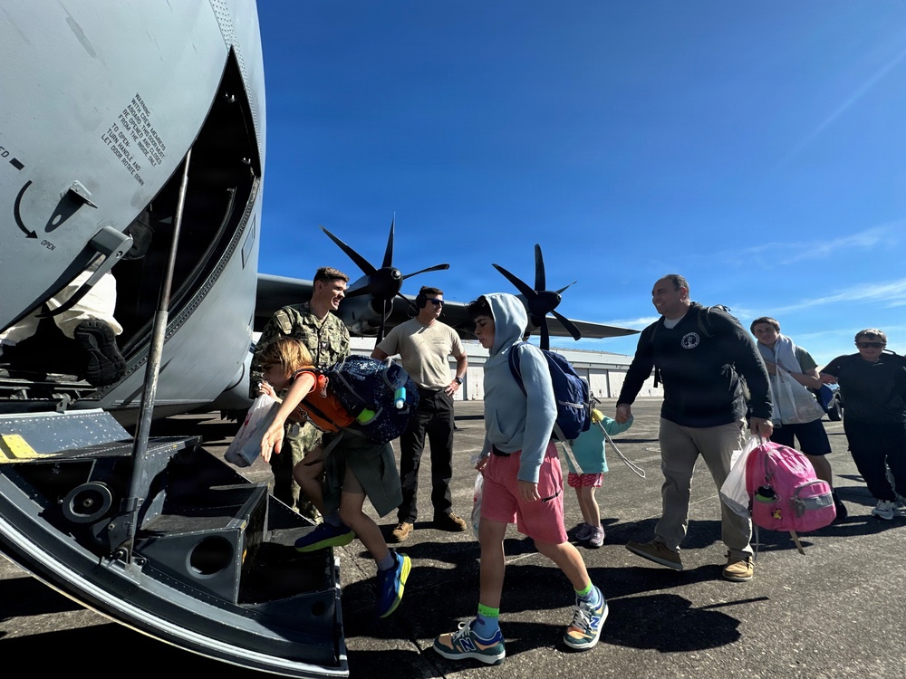 Naval Station Guantanamo Bay Non-Mission Essential Personnel Returning from NAS Pensacola