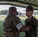 U.S. Marine Corps Sgt. Westfelt Recieves the Navy and Marine Corps Medal