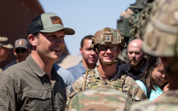 Secretary of Defense tours the National Defense Area