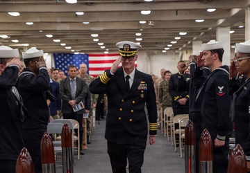 USS Arlington (LPD 24) Change of Command 2025