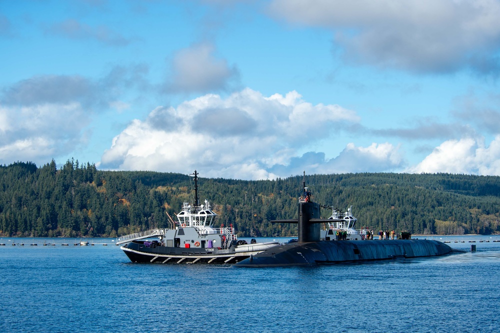 USS Pennsylvania (SSBN 735) Returns to Naval Base Kitsap-Bangor