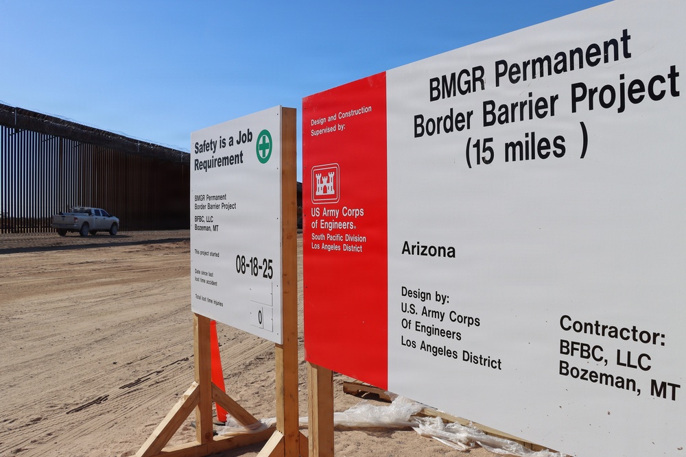 BMGR-1 Week Three border wall construction