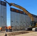 BMGR-1 Week Three border barrier panel installation