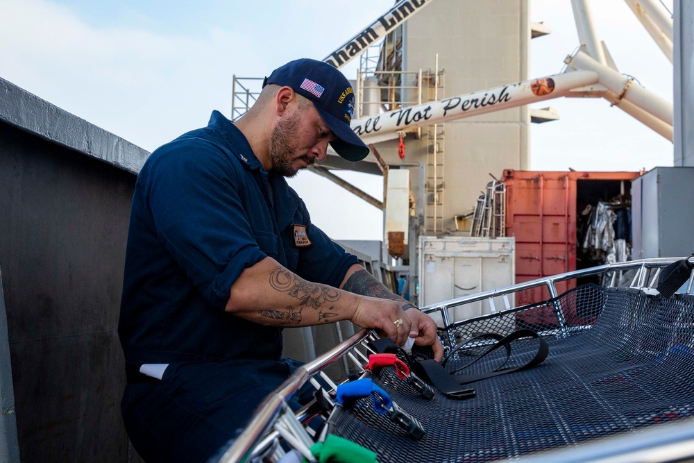 Abraham Lincoln conducts routine operations