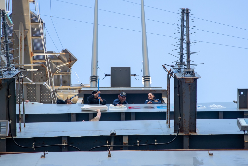 Abraham Lincoln conducts routine operations