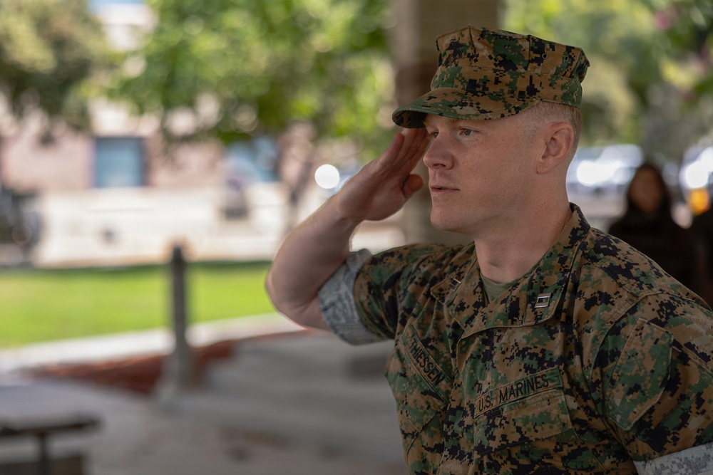 Maj. Christian Thiessen Promotion Ceremony