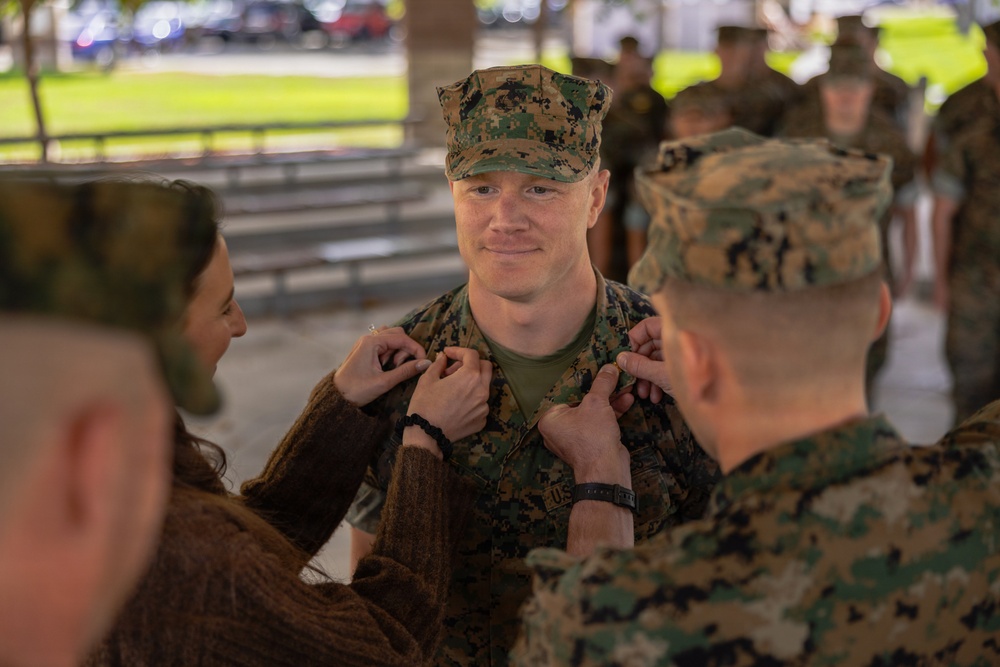 Maj. Christian Thiessen Promotion Ceremony