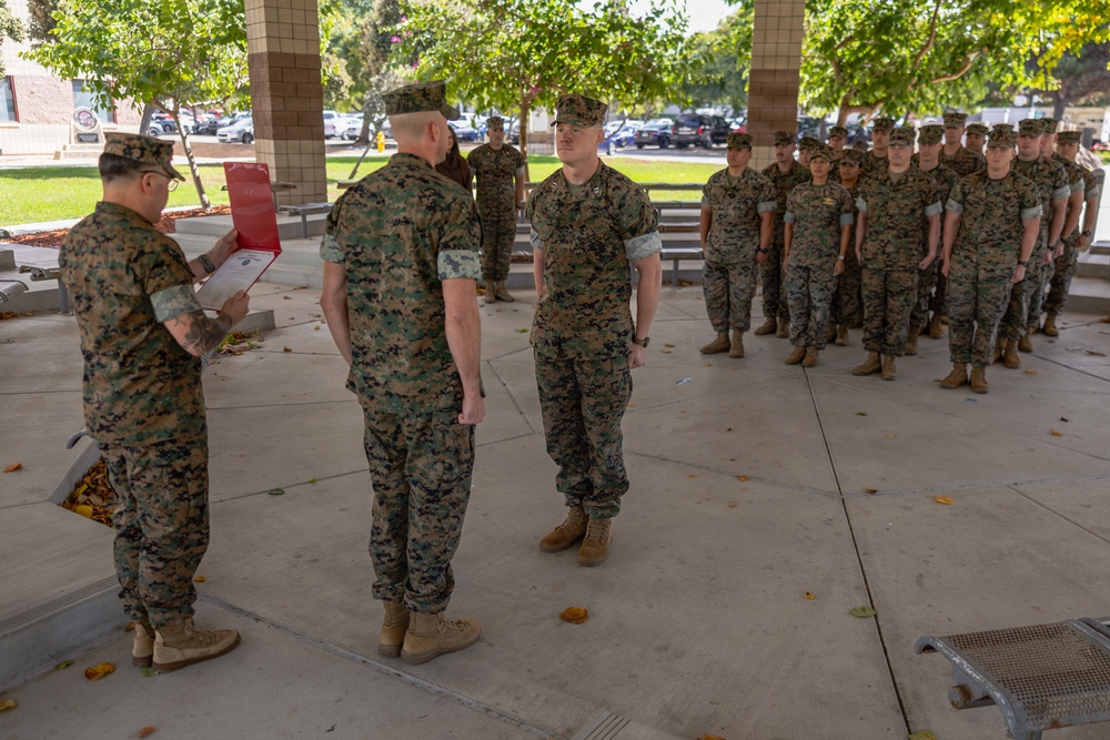 Maj. Christian Thiessen Promotion Ceremony