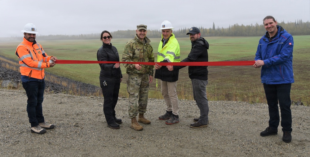 USACE celebrates completion of Moose Creek Dam barrier wall in Alaska