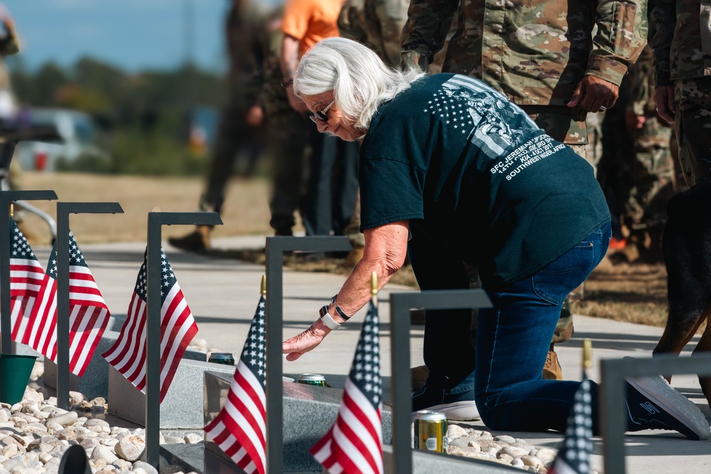 3rd SFG(A) Pays Tribute During Memorial Walk Rededication