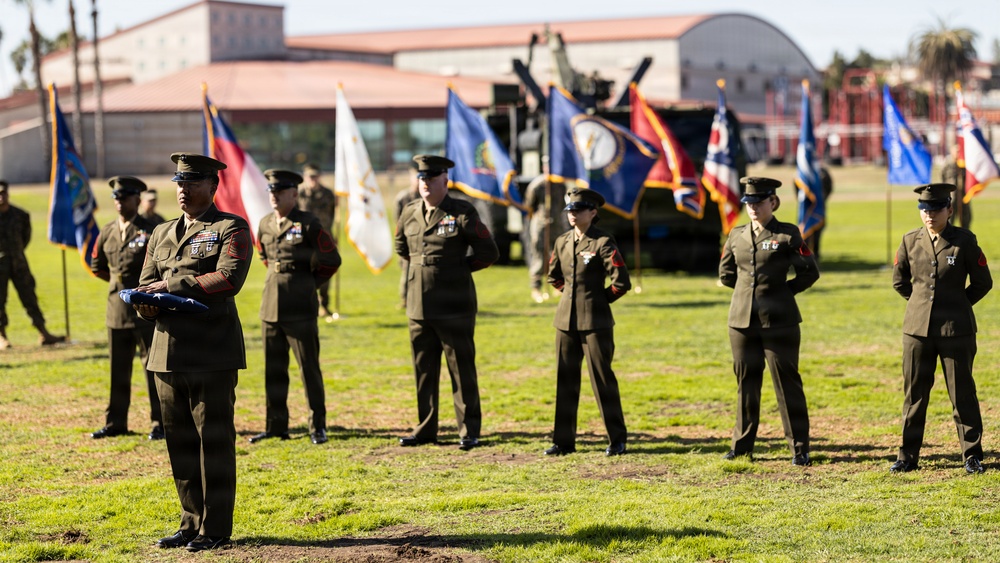 Honoring the Retirement of Master Gunnery Sgt. Pearson
