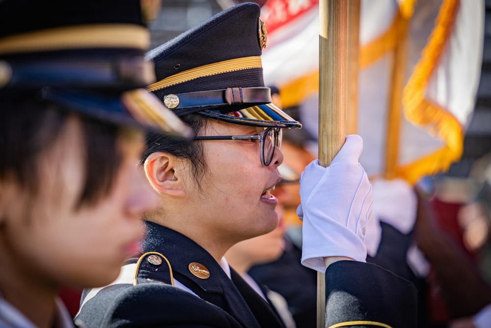 Rutgers Army ROTC Conducts Guard of Honor