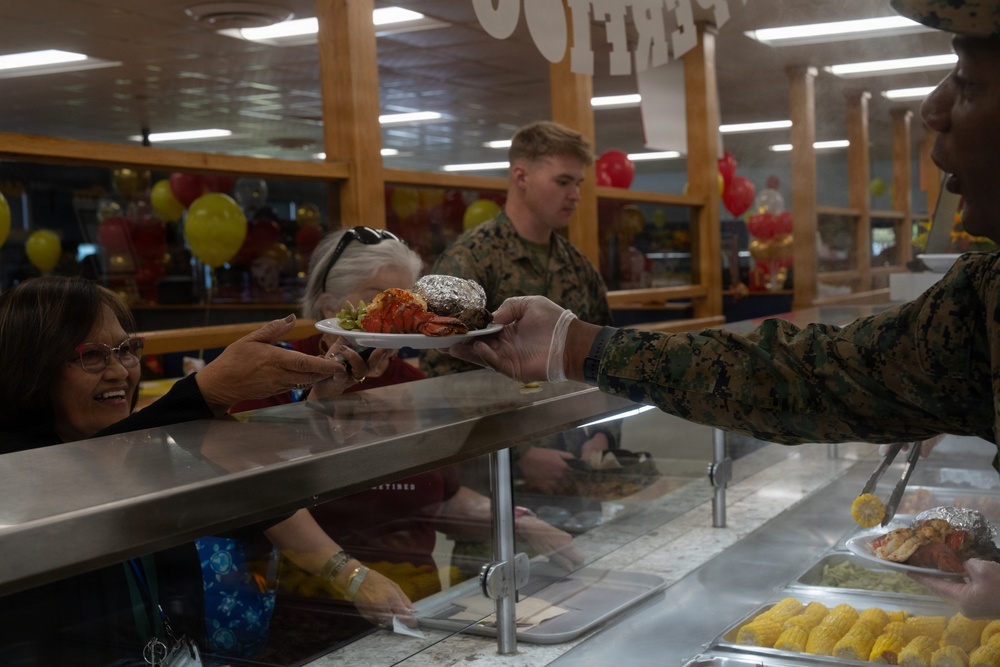 2nd Marine Logistics Group Leadership Serves Marines and Sailors for Marine Corps 250th Birthday