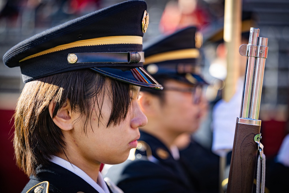 Rutgers Army ROTC Conducts Guard of Honor