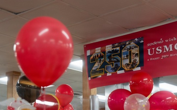 2nd Marine Logistics Group Leadership Serves Marines and Sailors for Marine Corps 250th Birthday