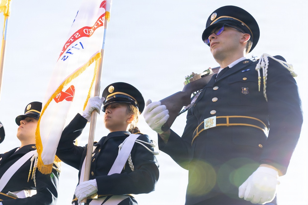 Rutgers Army ROTC Conducts Guard of Honor