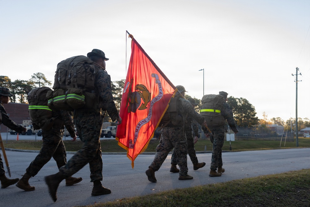 2nd Marine Logistics Group Headquarters and Service Battalion 10km Hike