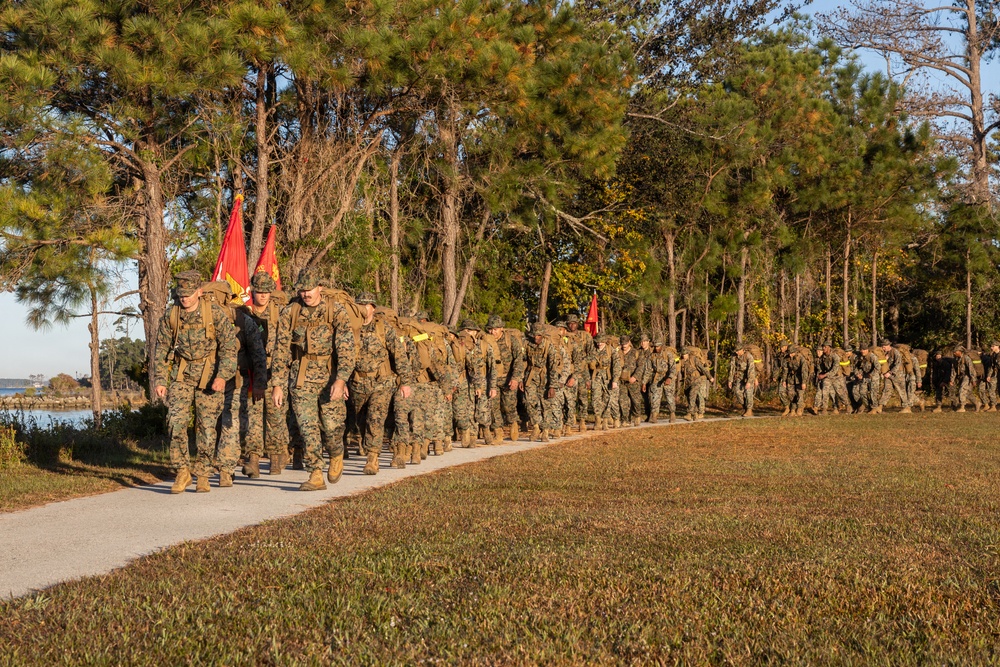 2nd Marine Logistics Group Headquarters and Service Battalion 10km Hike