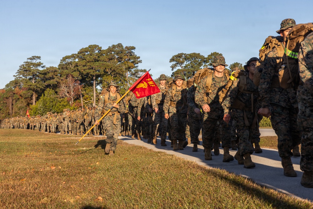 2nd Marine Logistics Group Headquarters and Service Battalion 10km Hike