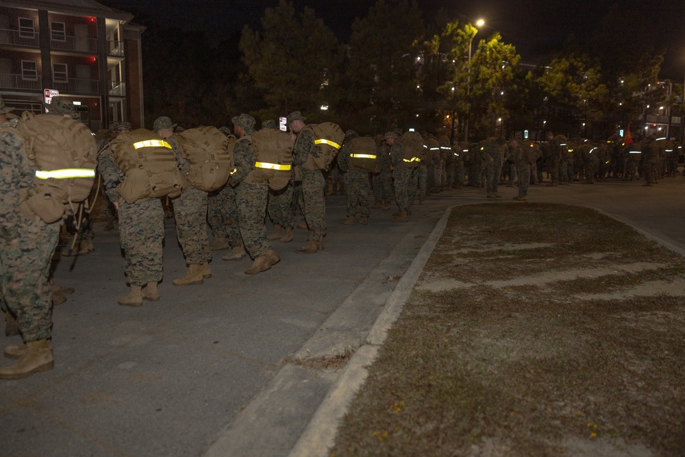 2nd Marine Logistics Group Headquarters and Service Battalion 10km Hike