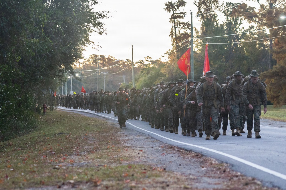 2nd Marine Logistics Group Headquarters and Service Battalion 10km Hike