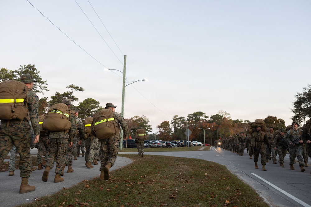 2nd Marine Logistics Group Headquarters and Service Battalion 10km Hike