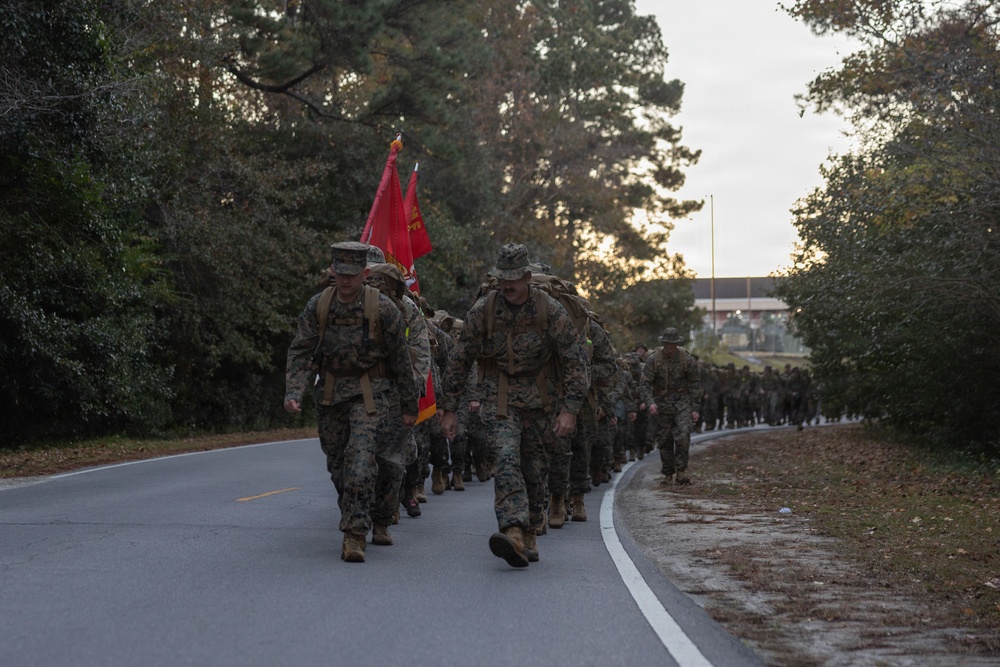 2nd Marine Logistics Group Headquarters and Service Battalion 10km Hike