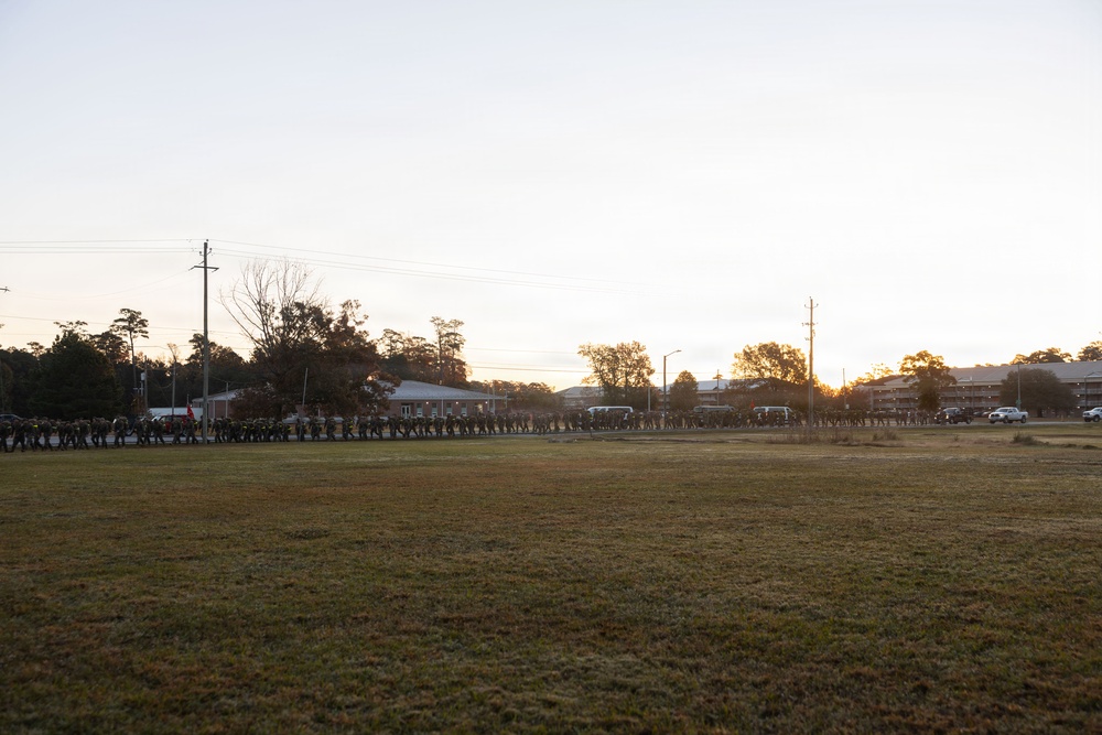 2nd Marine Logistics Group Headquarters and Service Battalion 10km Hike