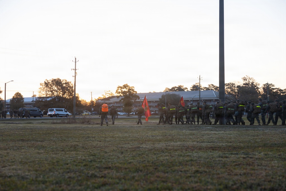 2nd Marine Logistics Group Headquarters and Service Battalion 10km Hike
