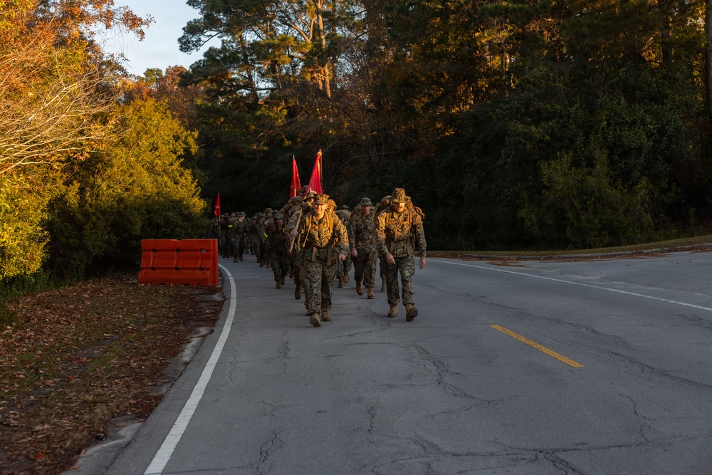 2nd Marine Logistics Group Headquarters and Service Battalion 10km Hike