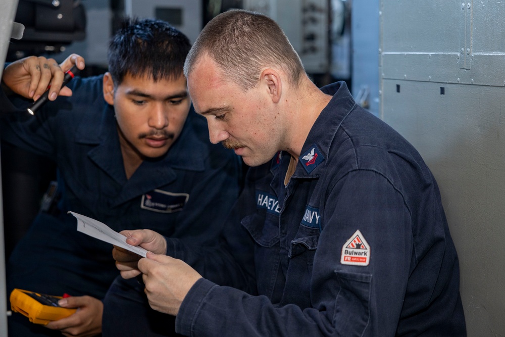 USS Iwo Jima Conducts Daily Operations