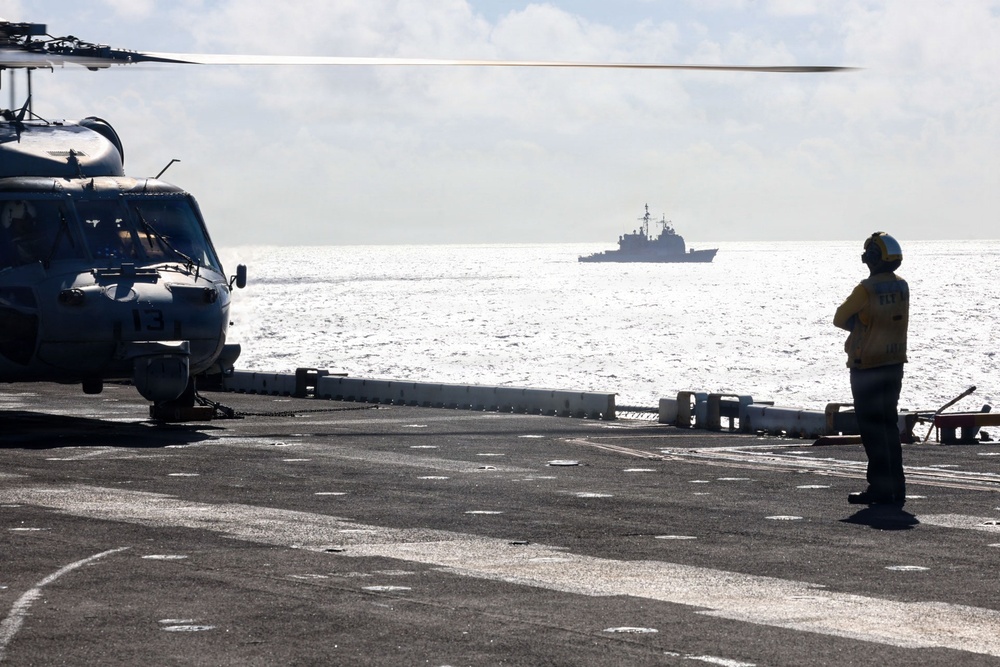 USS Iwo Jima Conducts Flight Operations