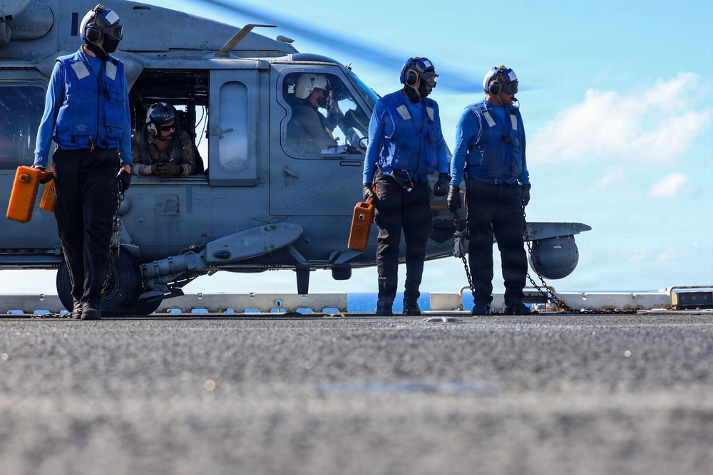 USS Iwo Jima Conducts Flight Operations