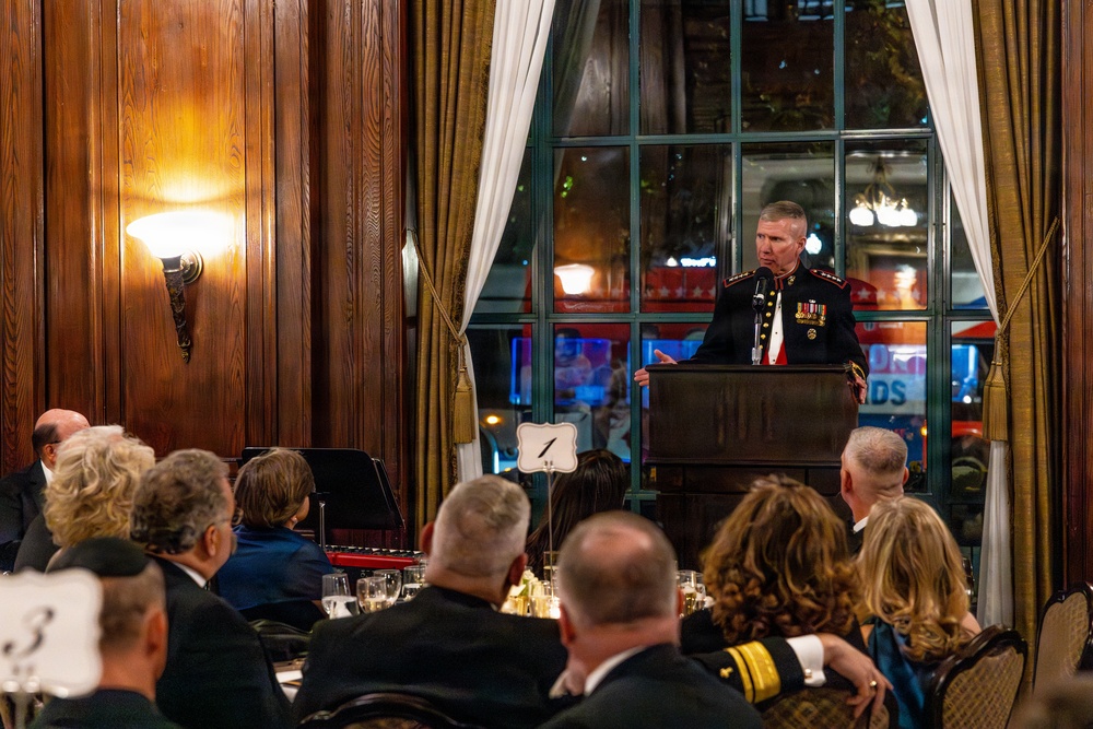 The Commandant, Gen. Eric M. Smith attends the Navy Chaplain Corps 250th Birthday Gala