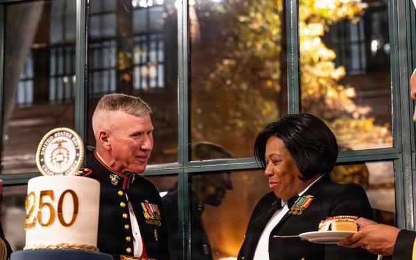 The Commandant, Gen. Eric M. Smith attends the Navy Chaplain Corps 250th Birthday Gala