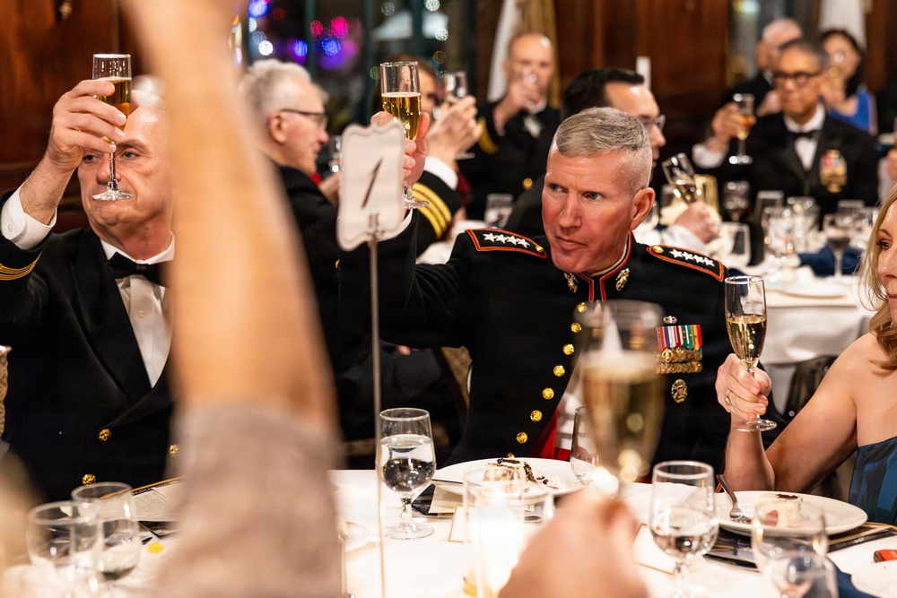 The Commandant, Gen. Eric M. Smith attends the Navy Chaplain Corps 250th Birthday Gala