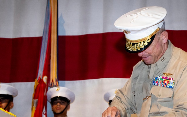 MCAS Miramar celebrates the 250th Marine Corps Birthday Cake Cutting Ceremony