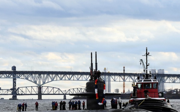 Newport News Returns From Deployment