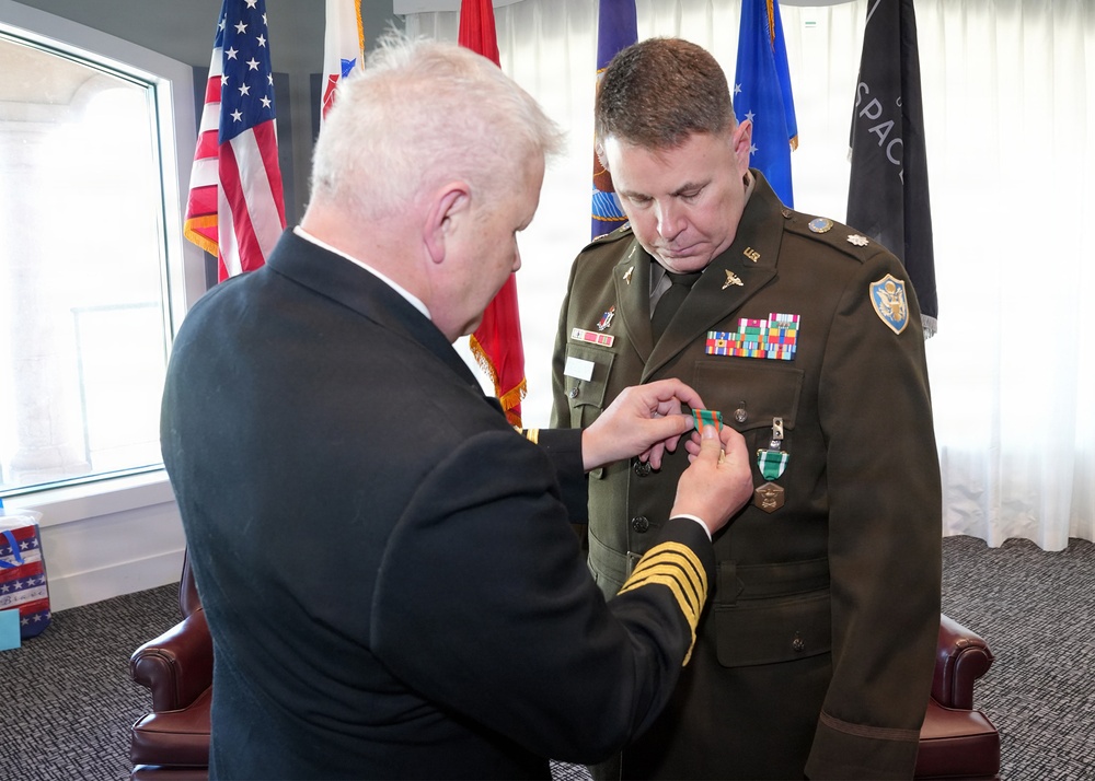 U.S. Army Lt. Col. Todd Collins retires