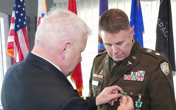 U.S. Army Lt. Col. Todd Collins retires
