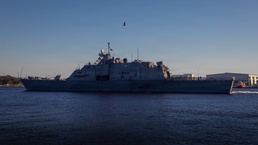 USS Wichita (LCS 13) Departs Naval Station Mayport in Support of USNORTHCOM