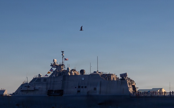 USS Wichita (LCS 13) Departs Naval Station Mayport in Support of USNORTHCOM