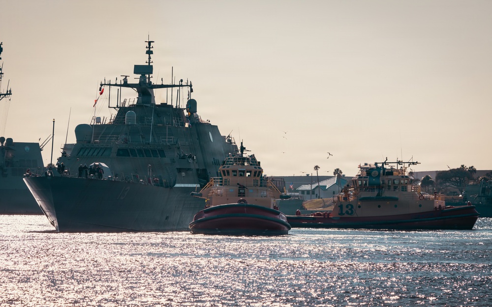 USS Wichita (LCS 13) Departs Naval Station Mayport in Support of USNORTHCOM