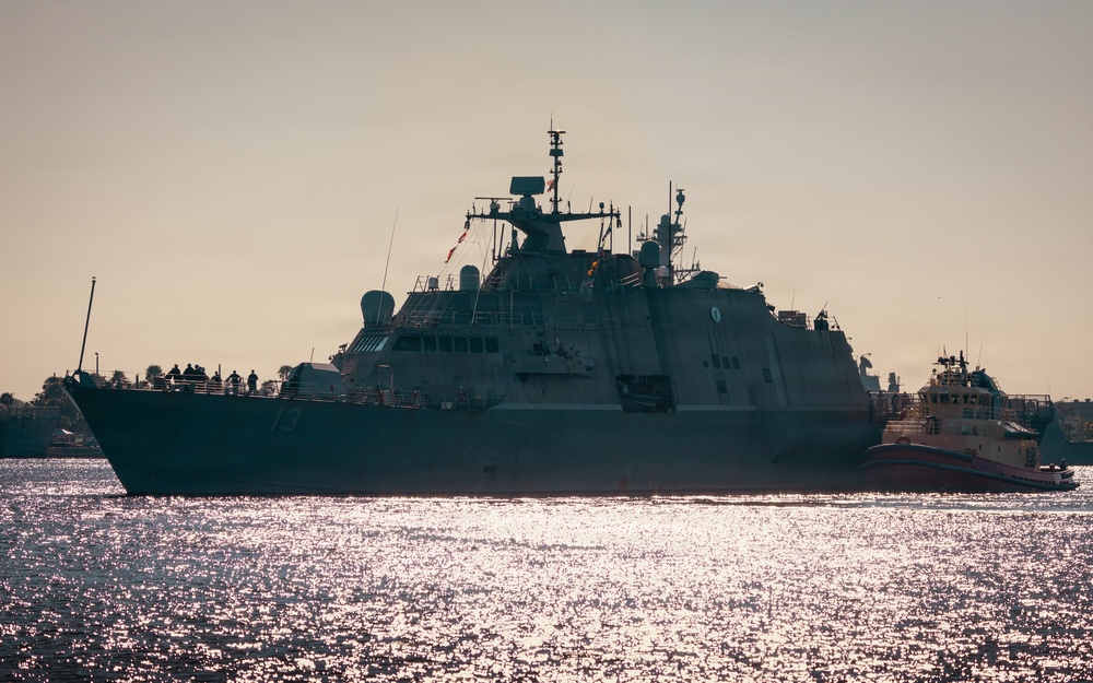 USS Wichita (LCS 13) Departs Naval Station Mayport in Support of USNORTHCOM