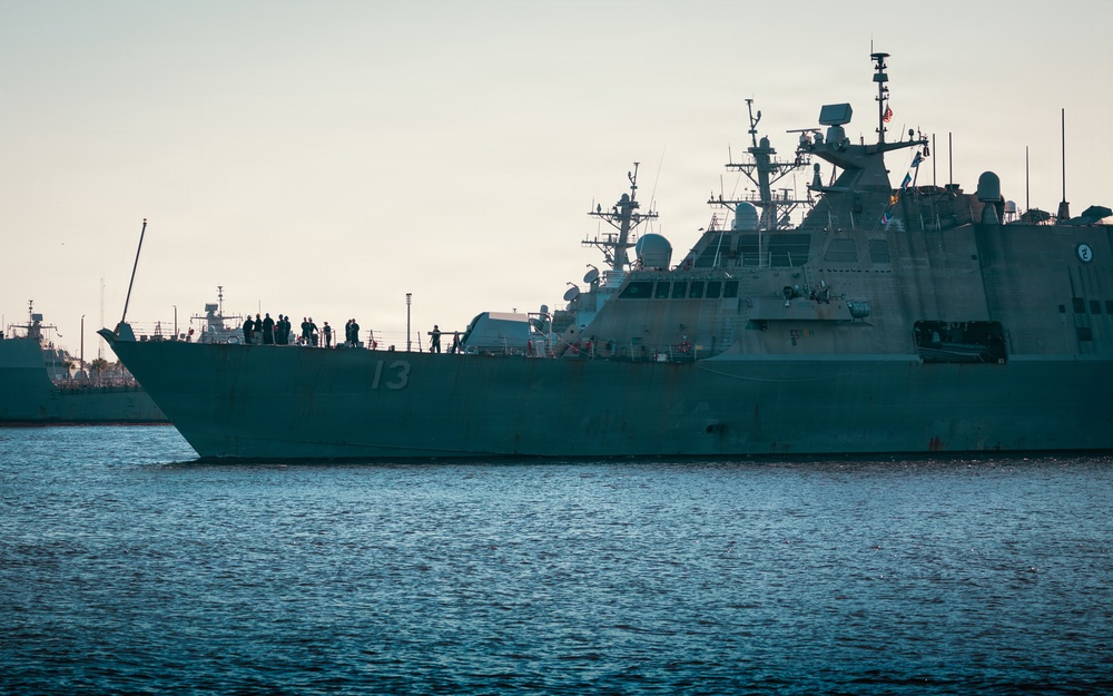 USS Wichita (LCS 13) Departs Naval Station Mayport in Support of USNORTHCOM